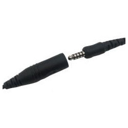 GECKO Adapter słuchawkowy NX02 Nexus TP-120 / U-174/U 7,1 mm do zastosowań wojskowych i lotniczych – opcje 4/5 pinów