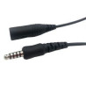 GECKO Adapter słuchawkowy NX02 Nexus TP-120 / U-174/U 7,1 mm do zastosowań wojskowych i lotniczych – opcje 4/5 pinów