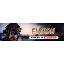 GPVG-18 panoramiczne gogle noktowizyjne Biały Fosfor F.O.M. 2400+
